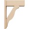Ekena Millwork 7 1/2-in W x 20-in D x 28-in H Funston Block Rough Cedar Woodgrain TimberThane Outlooker, Primed Tan OUTUR075X20X28FST44RCPR - alternate 2
